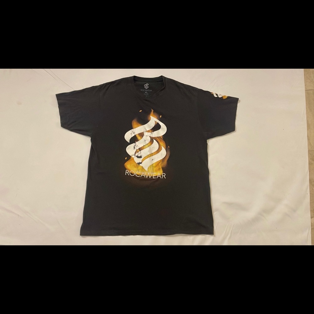 vintage RocaWear flame tee-shirt